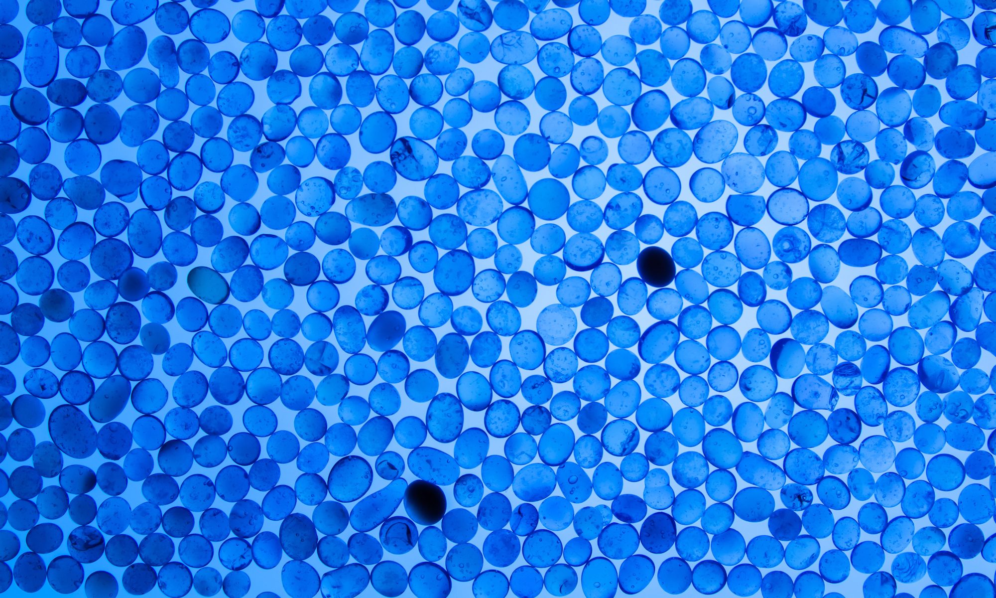 blue polymer gel