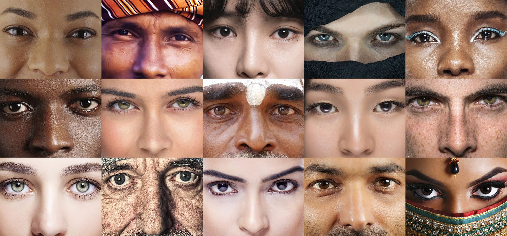 collage of faces of different ethnicities