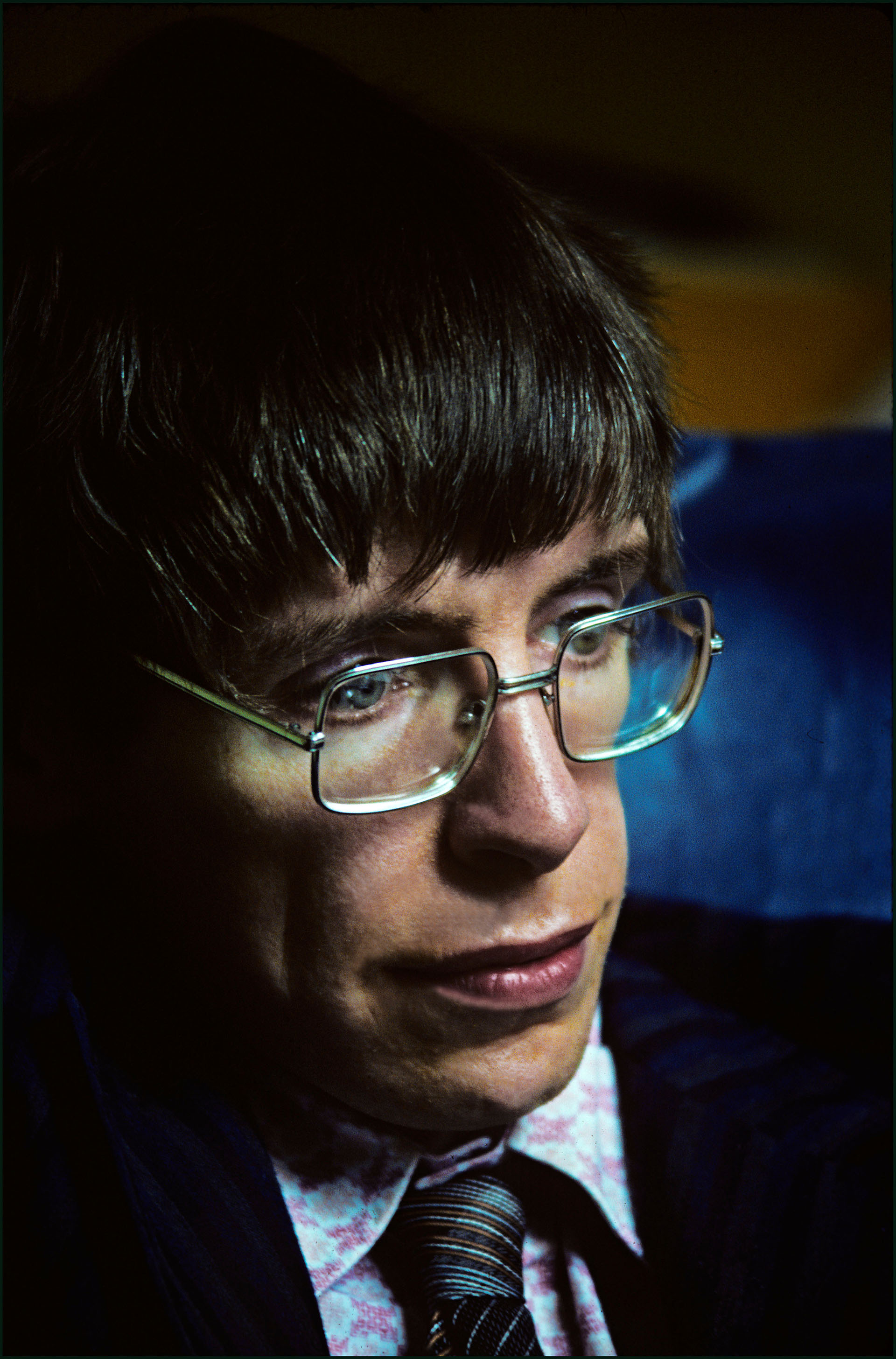 portrait of Stephen Hawking