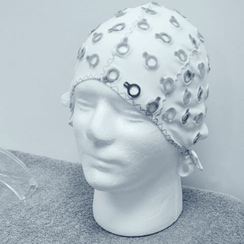 mannequin head with sensors