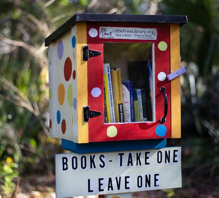 Lending Library full of books