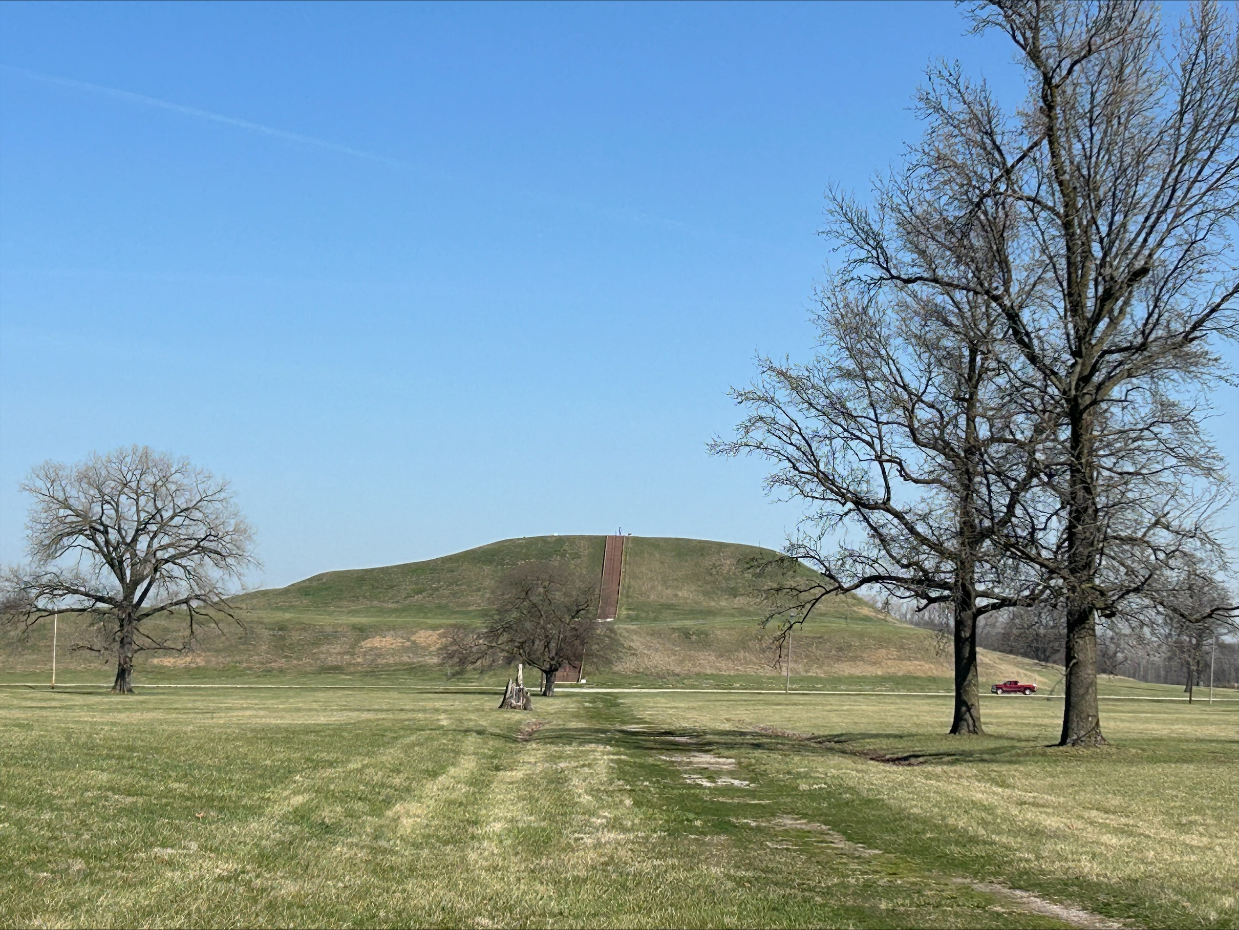 earthen mound