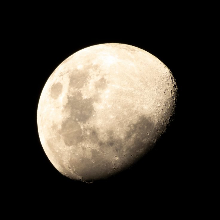 High-res photo of the moon.